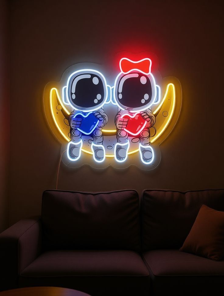 Uşaq otağı üçün neon nümunəsi N-087