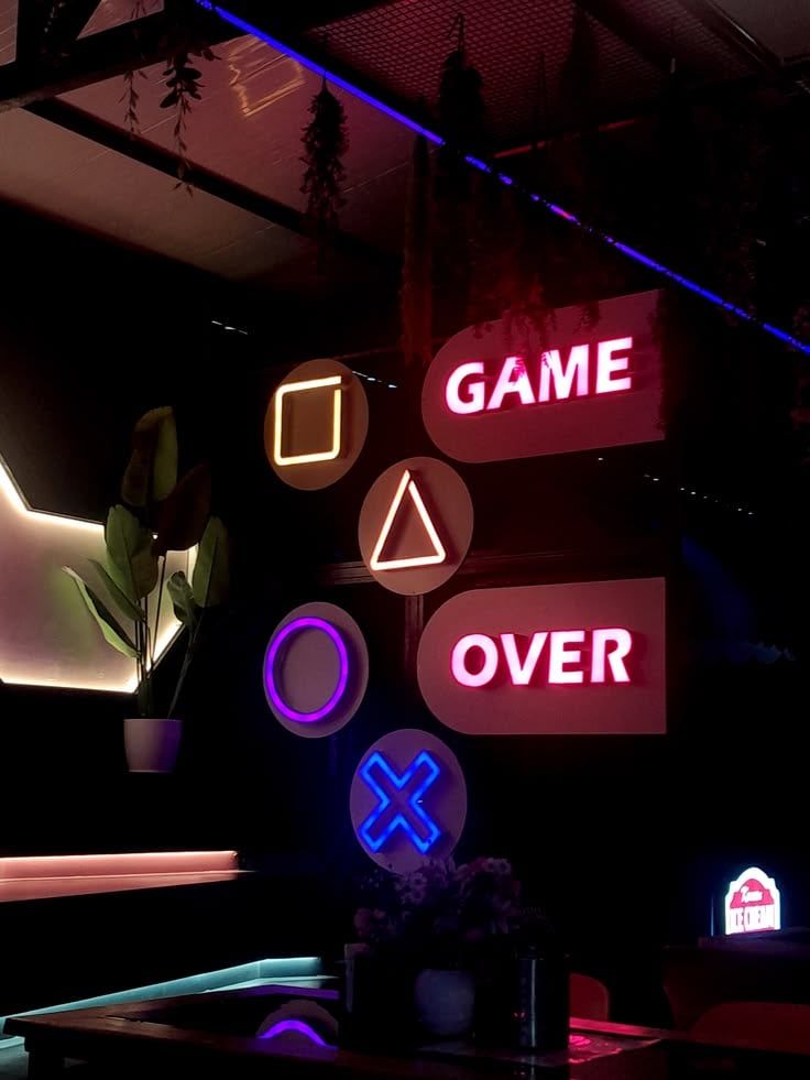 Oyun və VIP zona üçün neon nümunəsi N-059