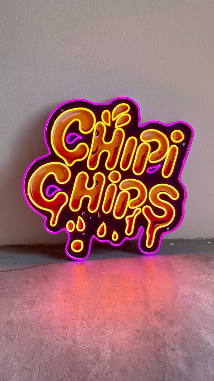 Mağaza üçün neon nümunəsi N-043