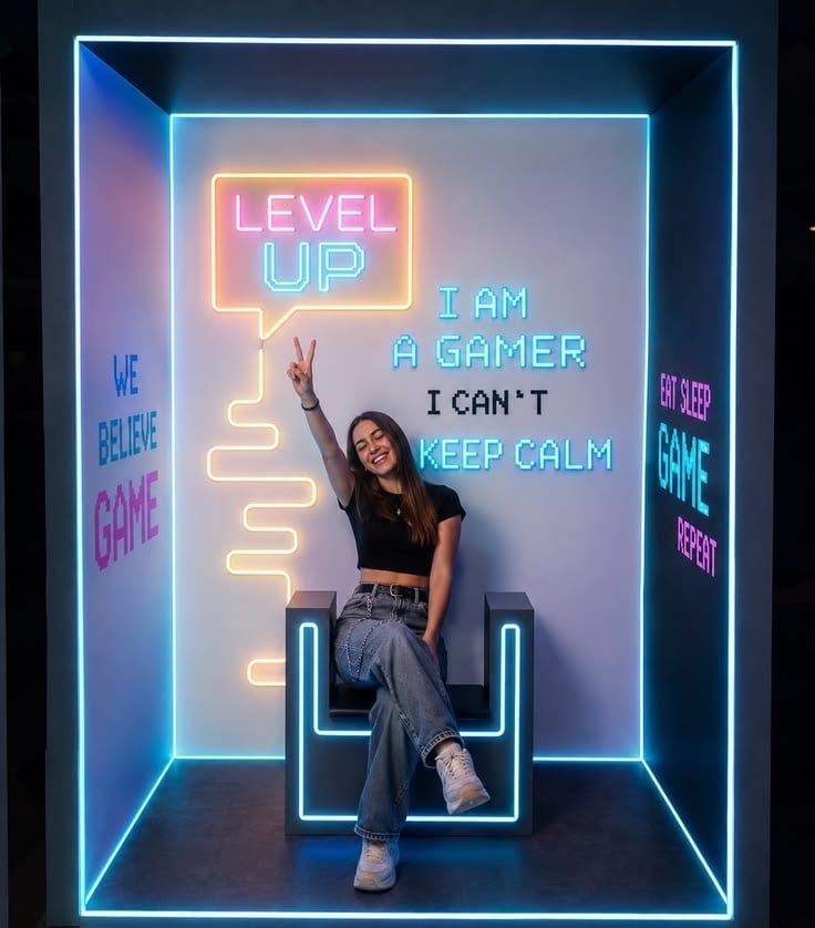 Foto zona üçün neon nümunəsi N-147