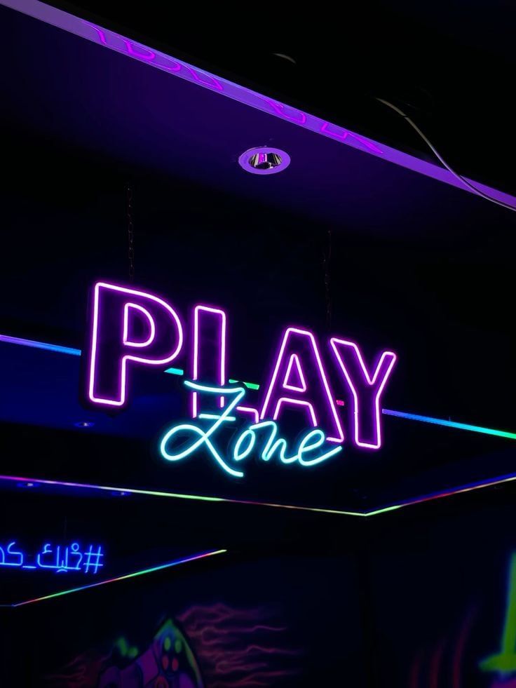 Oyun və VIP zona üçün neon nümunəsi N-060
