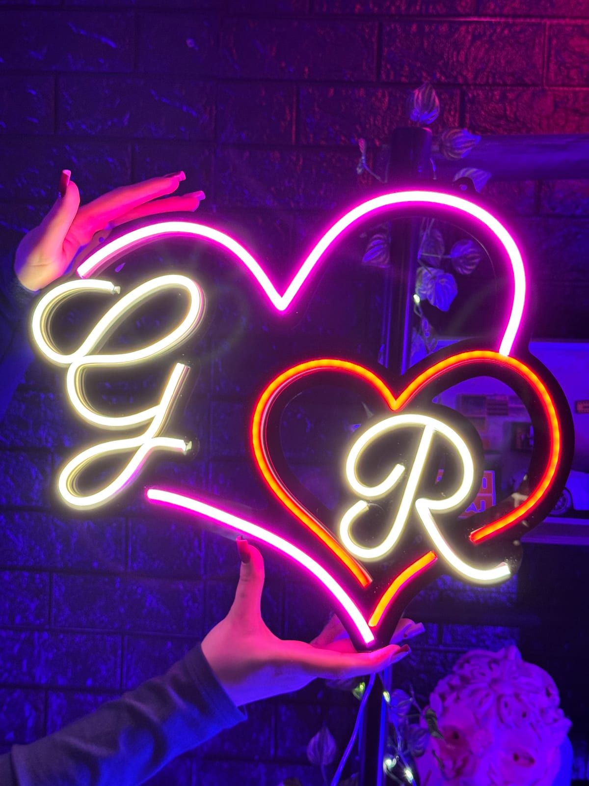 Toy və nişan üçün neon nümunəsi N-113