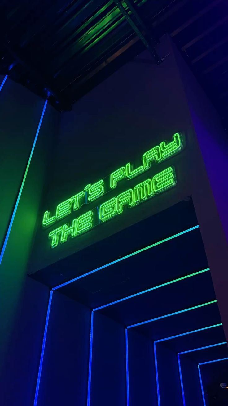 Oyun və VIP zona üçün neon nümunəsi N-063