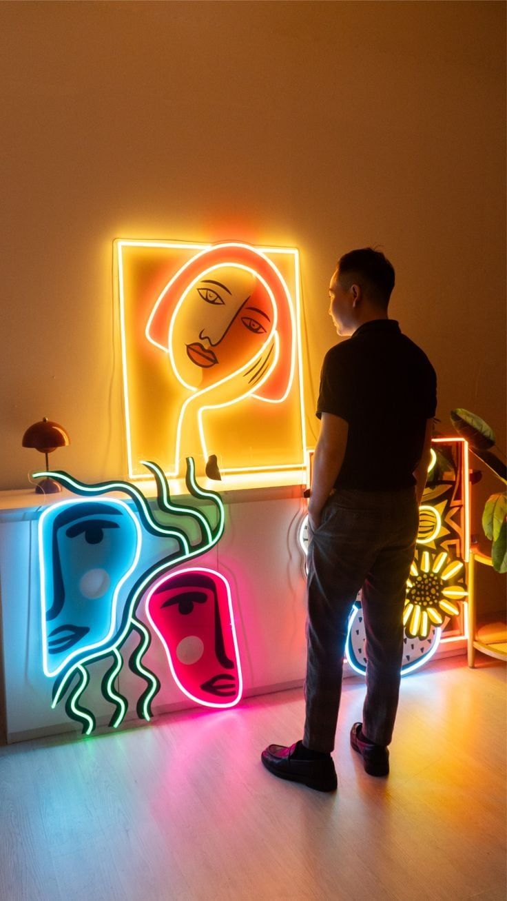 Foto zona üçün neon nümunəsi N-151