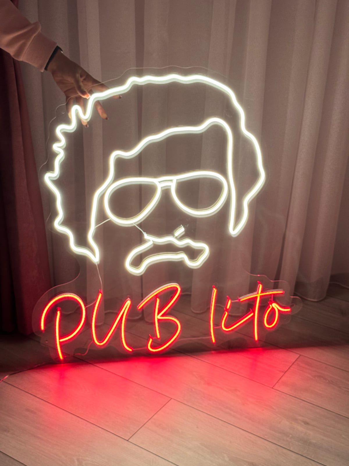 Kafe və pub üçün neon nümunəsi N-022
