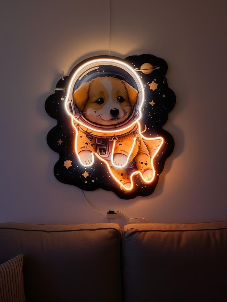 Uşaq otağı üçün neon nümunəsi N-101