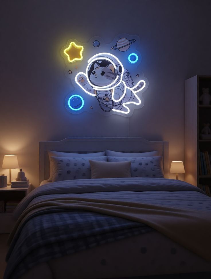 Uşaq otağı üçün neon nümunəsi N-102