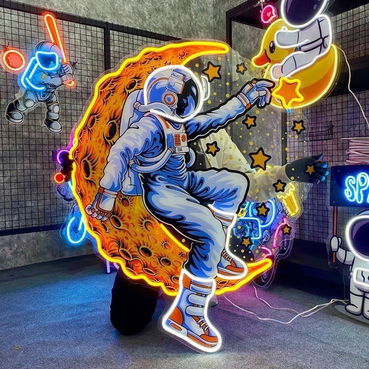 Uşaq otağı üçün neon nümunəsi N-105