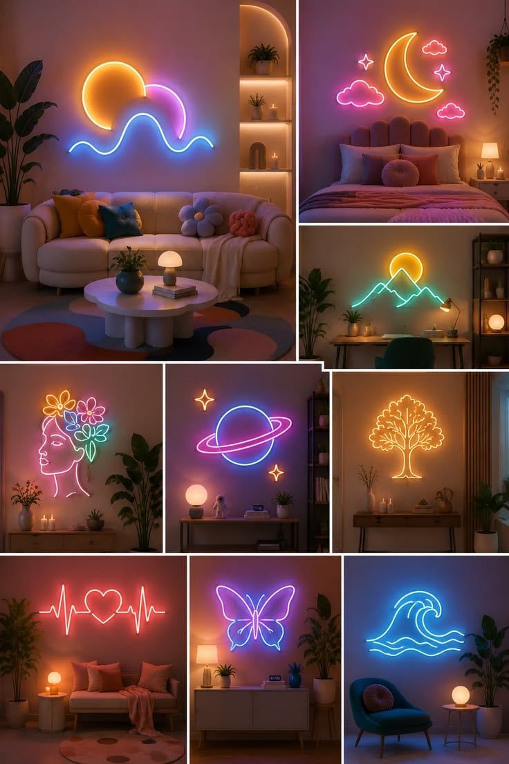 Ev üçün neon nümunəsi N-084